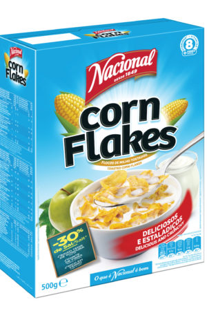 Nacional Corn Flakes 500gm Crunchy , Toasted Corn Flakes