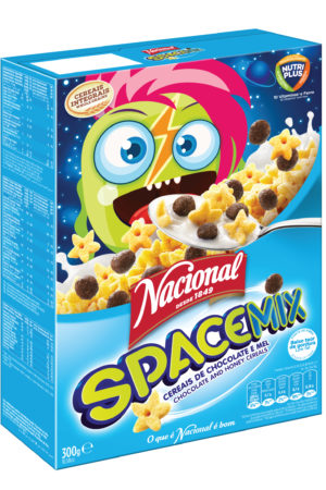 Nacional Space Mix Cereals 300gm Chocolate and Honey Cereals