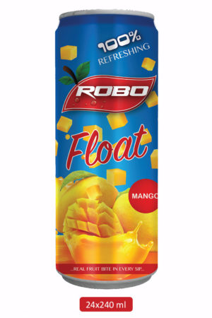Robo Float Mango Juice – 240 ml (1 Tray x 24 cans)